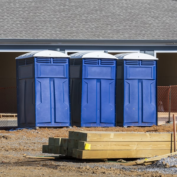 are there any restrictions on where i can place the portable toilets during my rental period in Clairfield Tennessee